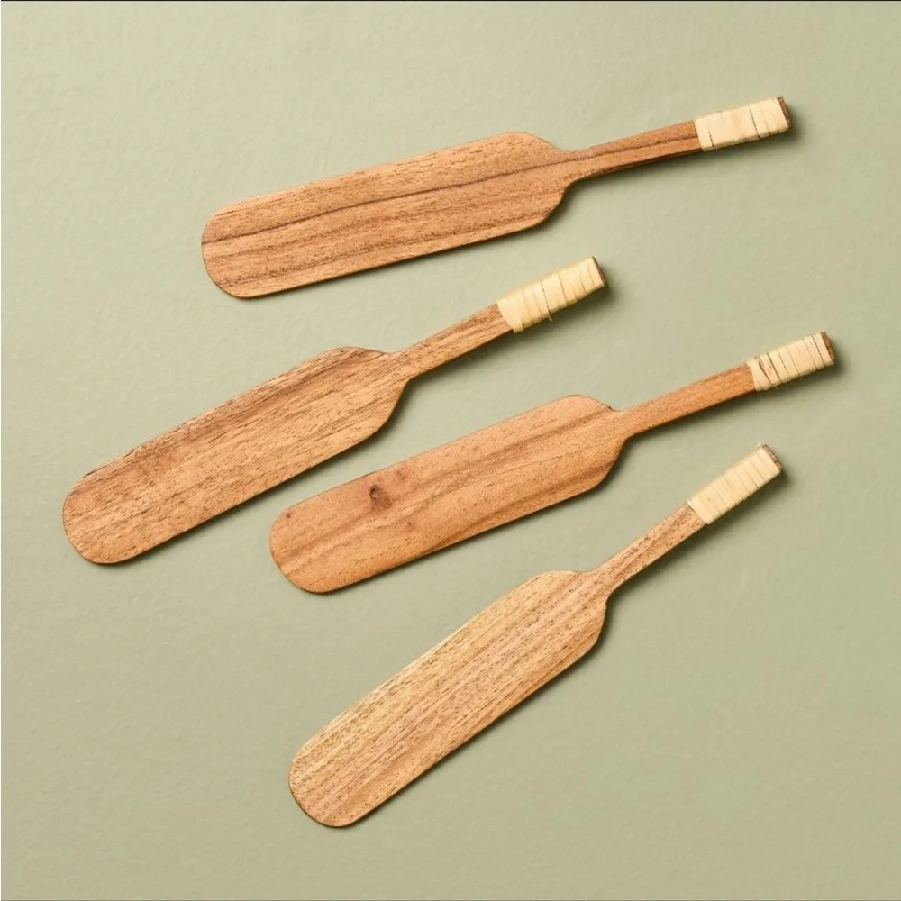 4pc Wood Jam Utensils - Hearth & Hand™ with Magnolia